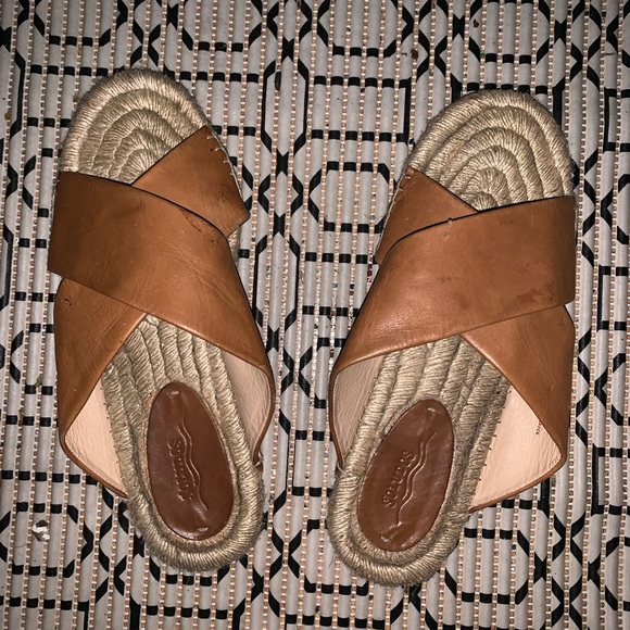 Soludos Shoes - Brown leather summer Soludos sandals